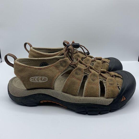 Keen Newport H2 Men\'s Drawcord Tan, Brown & Orange Hiking Sandals Size 8 main image 8